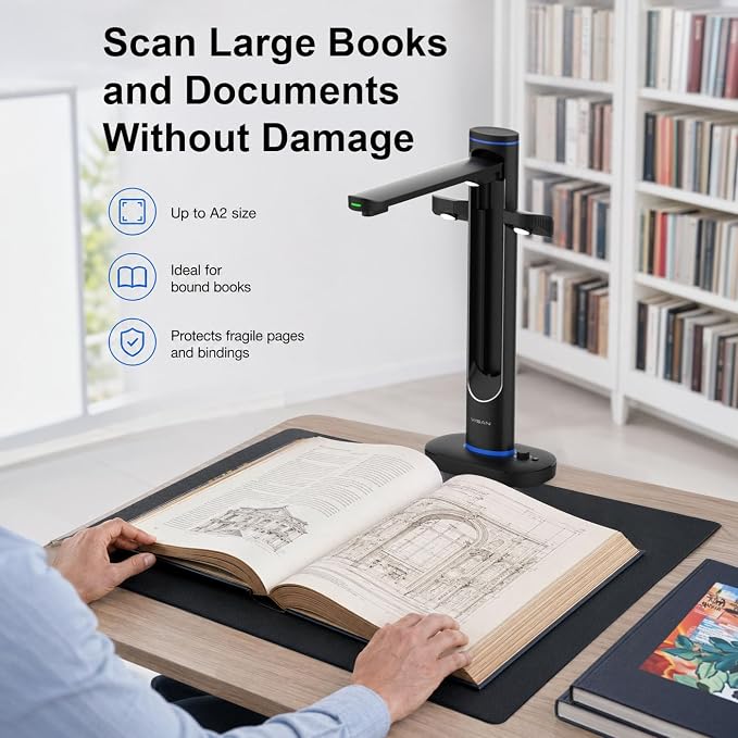 VIISAN S48 Duo Overhead Book Scanner - Image 2