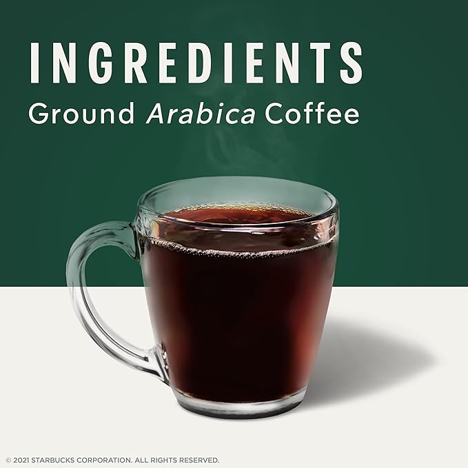 Starbucks K-Cup Coffee Pods, Medium Roast Coffee, Colombia, 100% Arabica, 6 boxes (60 pods total)