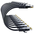Cat 6 Ethernet Cable 2FT 10Pack, Cat6 Ethernet Patch Cable 10Gbps, High-Speed by 10Gsupxsel