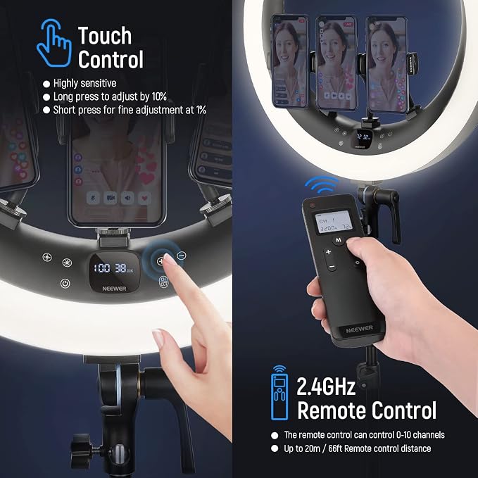 NEEWER Ring Light RP19H 19 Inch - Image 5