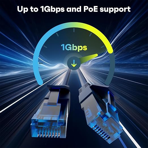 Cat6 Ethernet Cable 0.6 FT, Snagless Short Cat 6 Patch Cord, RJ45 Pure Copper - Image 2