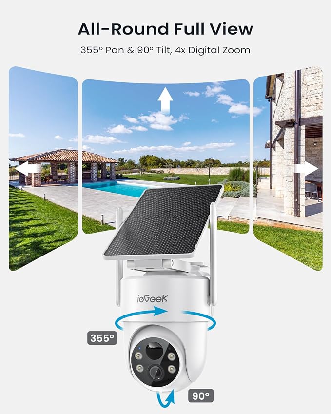 ieGeek Security Cameras Wireless Outdoor, 2K Camera - Image 6