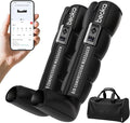 beoka Leg Massager for Circulation and Pain Relief, Cordless Air Compression Boots with 5 Modes 15 Intensities for Athletes Runners and Travelers, Leg Recovery System-S