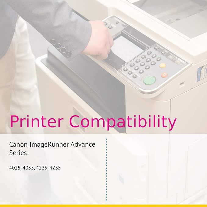 CS Compatible Toner Cartridge Replacement for Canon GPR-43 4792B003AA Black Canon ImageRunner Advance 4025 ImageRunner Advance 4035 ImageRunner Advance 4225 ImageRunner Advance 4235 Set 3 Pack