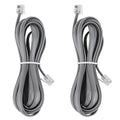 LanSenSu RJ12 Cable Phone Cord RJ12 6P6C Male to Male Straight Wired by LanSenSu