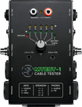 Mackie Cable Tester, 5-Way Switch Battery-Powered Connector Test by Mackie