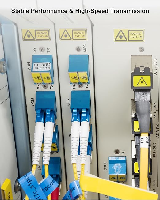 6 Pack 3M LC to LC Single Mode Fiber Patch Cable, Individually Tested, LSZH OS2 - Image 5