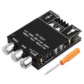 ZK 1002T Bluetooth 5.0 Amplifier Board, 2x100 Watt amp with TPA3116D2 Chip, Stereo Amplifier 2.0 Channel with Treble and Bass Control BT and AUX Inputs for DIY Speaker Kit