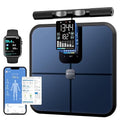 Tychesy Smart Pod Scale for Full Body Composition, 8-Sensor Smart Analyzer Measures Fat, Muscle Mass, BMI, Digital Bathroom Scale Syncs with App for 24 Users, FSA&HSA Eligible