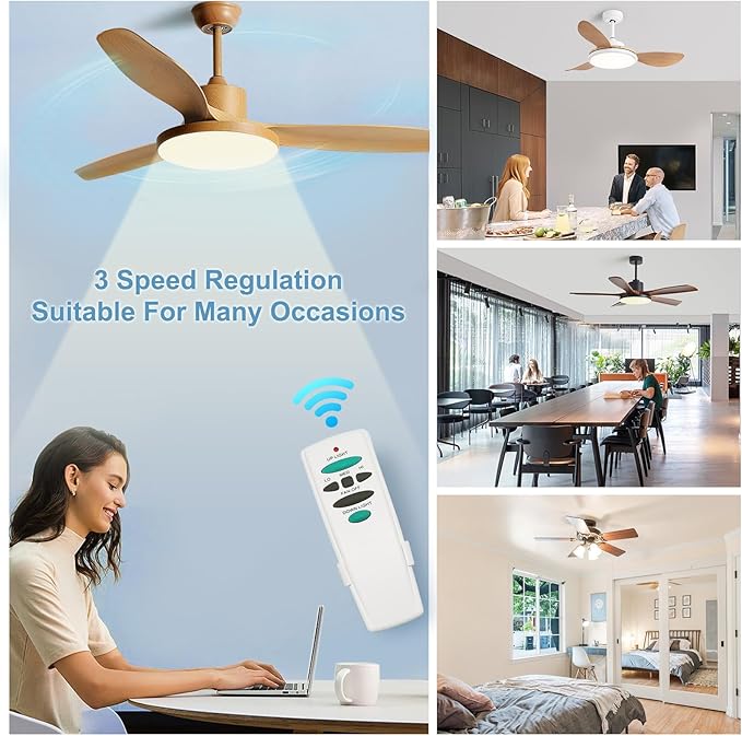 Hampton Bay Ceiling Fan Remote UC7078T with Up and Down Light Replacement UC7078T CHQ7078T Fan-HD HD5 HD6 L3H2010FANHD L3H2014FANHD (Remote Only)