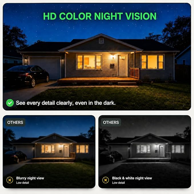 2K Window Camera, 5Ghz & 2.4Ghz WiFi Security Camera - Image 7