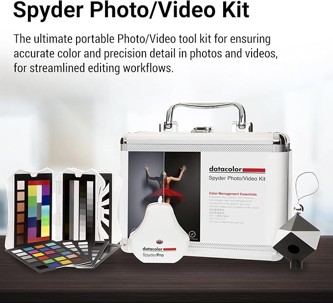 Spyder Photo/Video Kit: Color Management Tools for Photo and Video, from Capture Through Editing