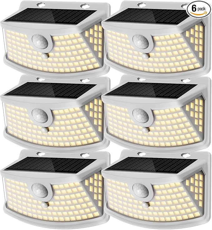 Aootek New Solar Motion Sensor Lights 120 LEDs by Lightupeveryconer