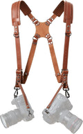 Padwa Lifestyle Tan Dual Camera Harness Strap by PadwaLifestyleCameraStrap