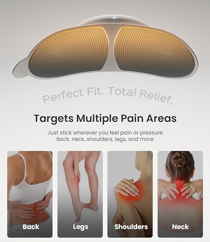 Wireless TENS Unit for Pain Relief, 18 Modes App Control Tens Machine & Deep Tissue Muscle Stimulator for Pain, Soreness & Muscle Relief – Ideal for Back, Neck, Shoulders, Arms & Legs