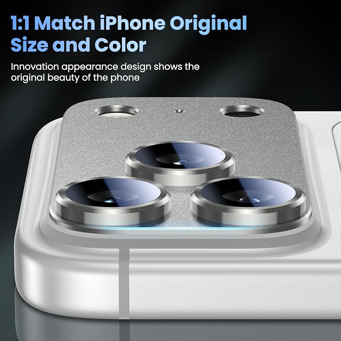 Uyiton Compatible with iPhone 17 Pro Camera Lens Protector - Image 6