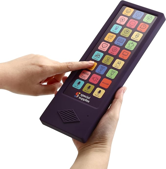 Talker Buddy AAC Communication Device for Non-Verbal Kids & Adults – Speech Therapy Aid, Recordable Talking Device, Portable AAC Device for Special Needs, Hospital, Home, School