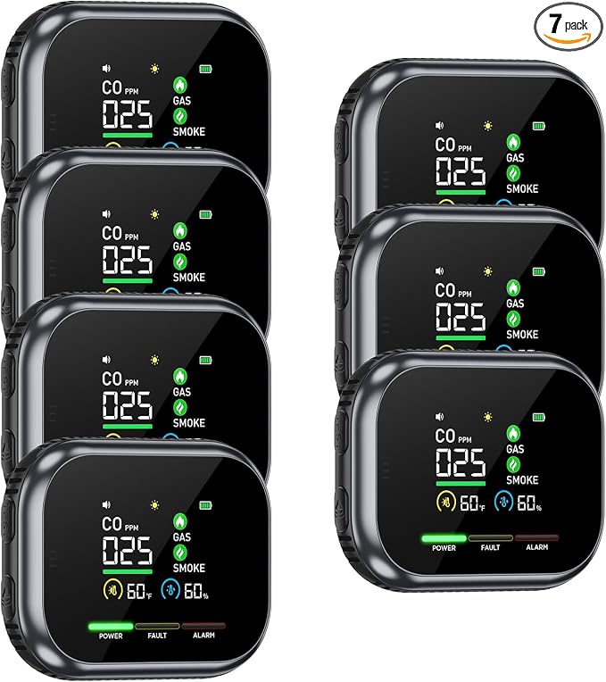 5 in 1 Indoor Air Quality Monitor, Portable Real-Time by Unknown