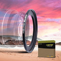 55mm Lens to 62mm Camera Lens Adapter, 55mm to 62mm Filter Step-up Ring Adapter by AMOTOK