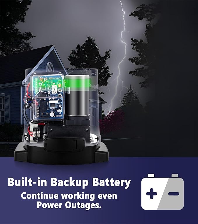 Blütezeit 1400lb Sliding Gate Opener, Solar Power | WiFi Control | Built-in Battery Backup, Rack Driven Automatic Slide Gate Motor with Remote Complete Kits (Racks & Solar Panel NOT Included)