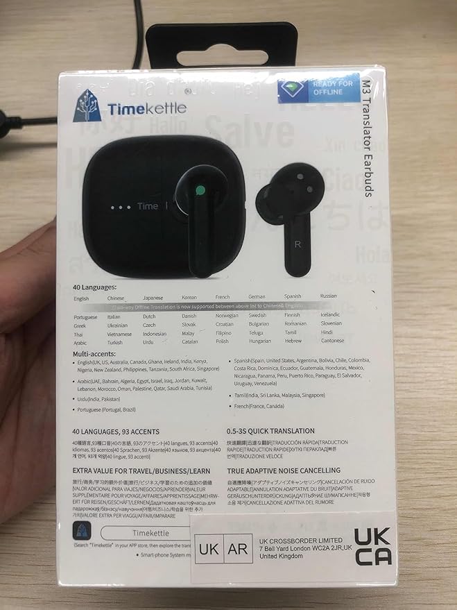 Timekettle M3 3 in 1 Language Translation Earbuds, 43 Languages & 96 Accents - Image 9