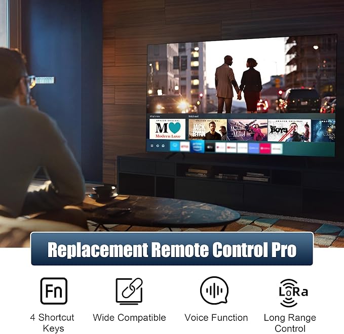 Remote Replacement with Voice Control Compatible with Fire-AMZ-TV Stick(2nd Gen/3rd Gen/HD/Lite/4K Max/4K/Cube), Smart-TV 3rd Gen, for Hisense/TCL/Onmi/Insignia/Pioneer N0t for ROKU/Samsung-TV