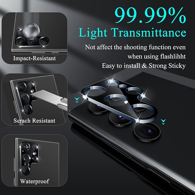 LYWHL for Samsung Galaxy S22 Ultra Privacy Screen Protector, Anti-Spy Full - Image 6