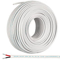 GS Power 100 Ft Duplex Marine Wire, 18 Gauge Wire, Oxygen-Free Tinned Copper 18 AWG Electrical Boat Wiring, Sheathed Copper Marine Grade Electrical Cable for Boat Automotive RV Camper Trailer