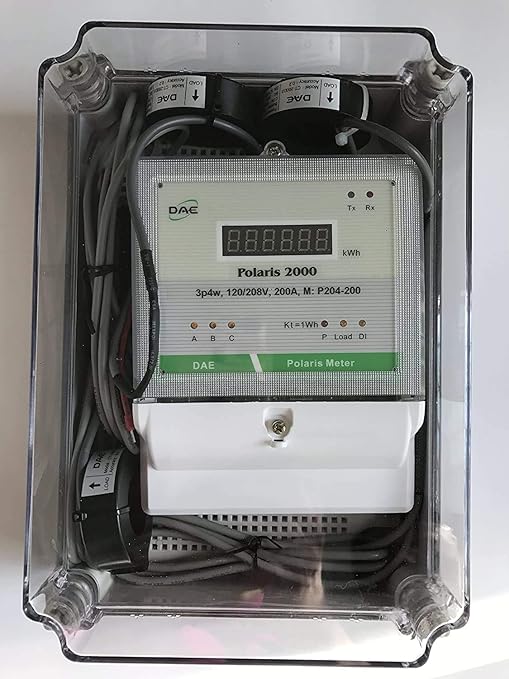 DAE P304-200 KIT Multi-Function Smart Submeter 3 Phase, 200A, 120/208v, 3 Split CTs, RS485, Demand