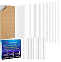 BSHEAD 12 Pack Large Soundproof Wall Panels, 15.7 x 15.7 x 0.47 in Sound Proof Foam Panels for Walls, 1.2lb/ft³ High Density, Thicker 0.47in, Acoustic Panels, Sound Dampening Panels White