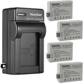 Kastar 4-Pack Battery & AC Wall Charger Replacement by Kastar