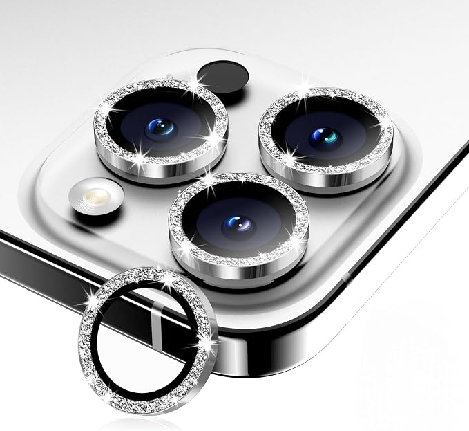 for iPhone 16 Pro/iPhone 16 Pro Max Camera Lens Protector, Tempered Glass by WumigooProducts
