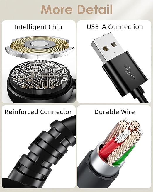 1FT for Samsung Galaxy Watch Charger Compatible - Image 4