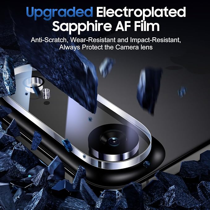 UniqueMe Compatible for 3 Pack iPhone Air Camera Lens Protector - Image 3