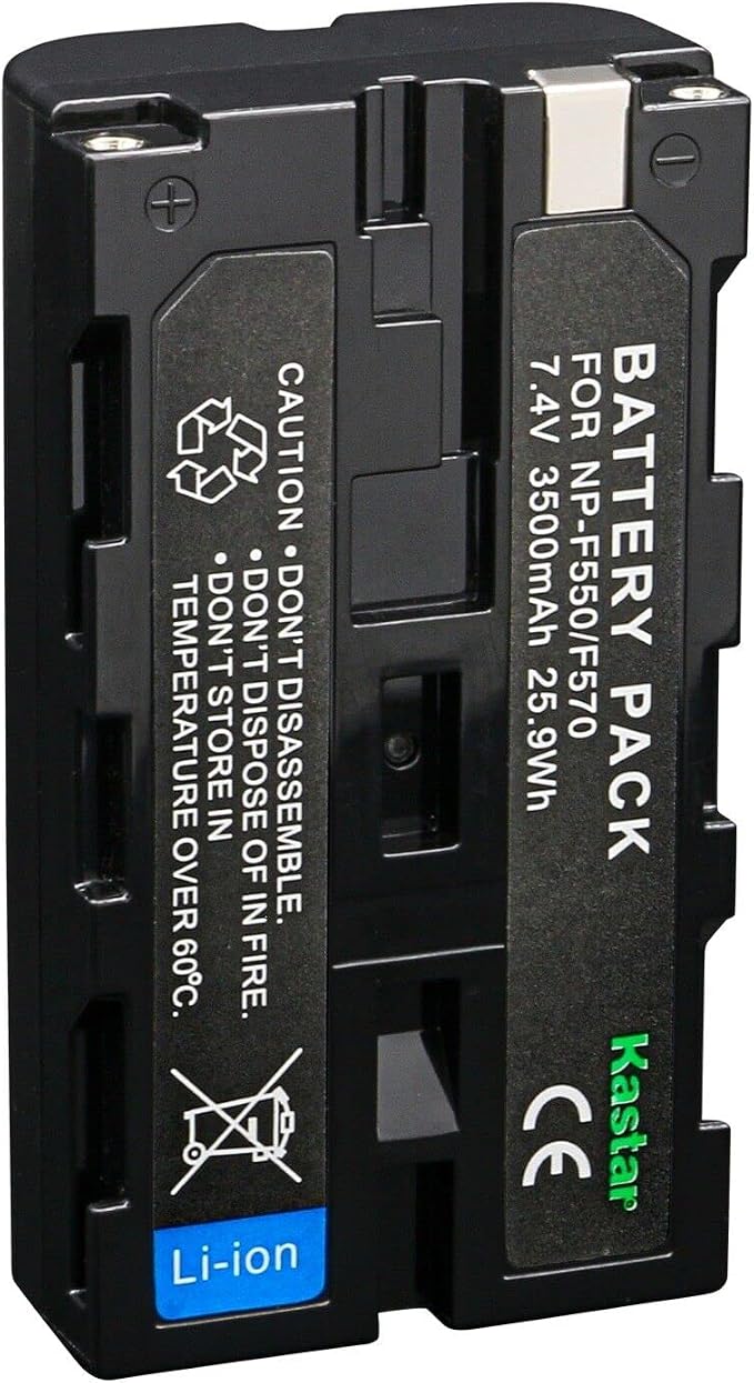 Kastar NP-F580 Battery 7.4V 3500mAh Replacement by Kastar
