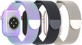 3 Pack Mesh Metal Band Compatible by Steezrd