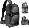 K&F CONCEPT Camera Sling Bag Crossbody Bag Hardshell Camera Shoulder Backpack by KFCONCEPT
