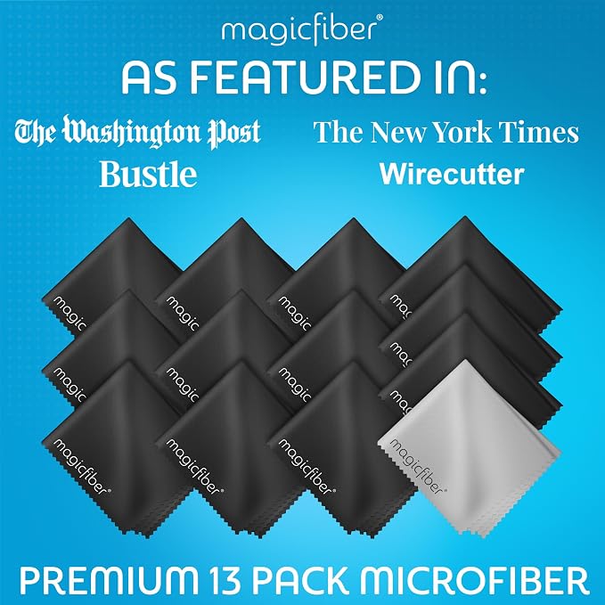 MagicFiber Microfiber Cleaning Cloth, 13 Pack - Image 3