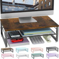 gianotter 2-Tier Metal Monitor Stand Riser, Desk Organizer by gianotter