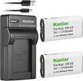 Kastar Battery & Slim USB Charger forr CR-V3 LB-01 and Olympus C3000 D565 D-100 by Kastar