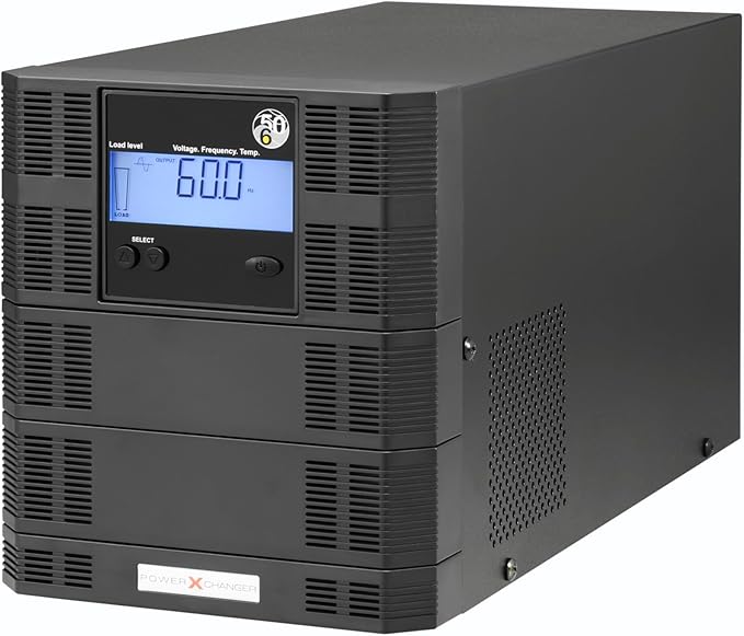 Voltage & Frequency Converter & Transformer - Step-Down 220V 50Hz to 120V 60Hz - Continuous Power, Smart Protection Features, Pure Sine Wave Output – PowerXchanger EX-12