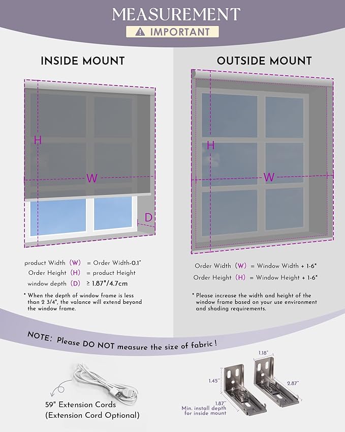 Graywind Smart Roman Shades 20% Blackout Compatible with Alexa Google Rechargeable Motorized Window Blinds Remote Control View Visible Plain Fold, Custom Size (Semi-Sheer White)