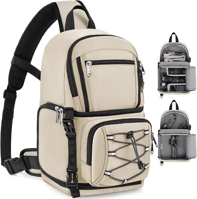 RAINSMORE Camera Bag, DSLR & Mirrorless Camera Sling Bag - Image 8