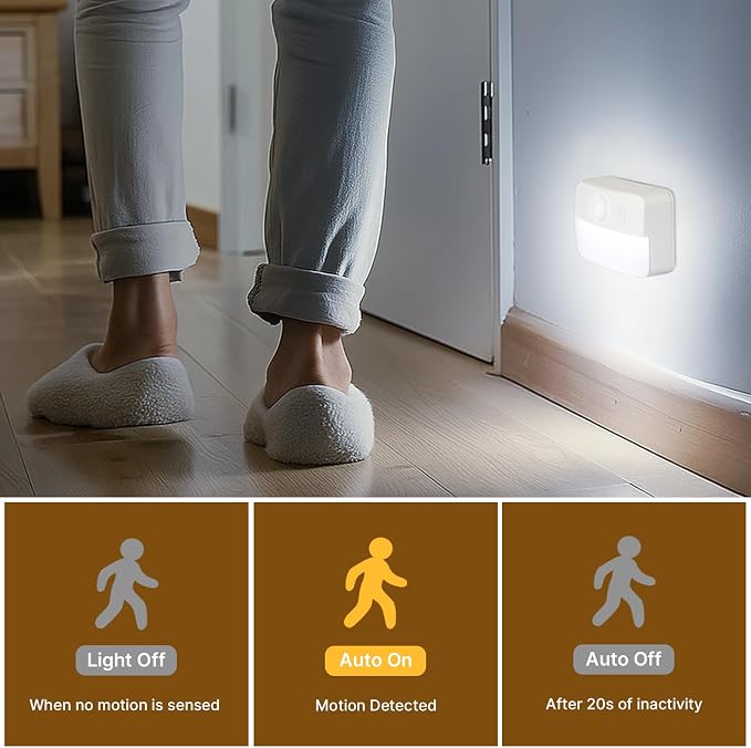 Guankai 3 Pack Motion Sensor Stair Lights - Image 5