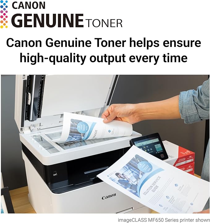 Canon Genuine 046 Black Toner Cartridge High Capacity Compatible with LBP654Cdw, MF731Cdw, MF733Cdw, MF735Cdw
