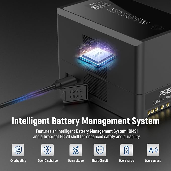 Neewer V Mount Battery PS150E Supports 100W PD USB C Fast Charging, 10350mAh - Image 6