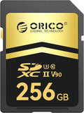 ORICO 128GB SD Card V90 UHS-II Memory Card, 300MB/s Read 250MB/s Write by ORICO
