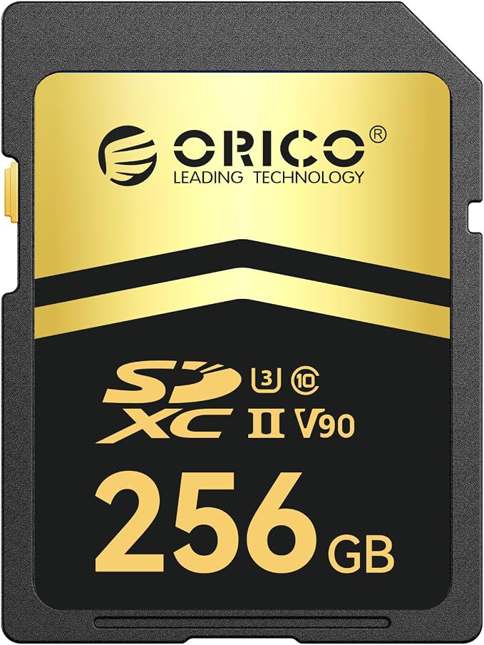 ORICO 128GB SD Card V90 UHS-II Memory Card, 300MB/s Read 250MB/s Write by ORICO