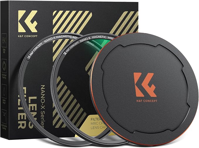 K&F Concept 77mm Magnetic CPL Filter Polarizing, Magnetic Adapter Ring by KFCONCEPT
