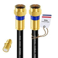 Coaxial Cable 3ft/6ft/10ft/15ft/25ft/50ft/60ft/75ft/100ft, RG6 Coax Cable by Unknown